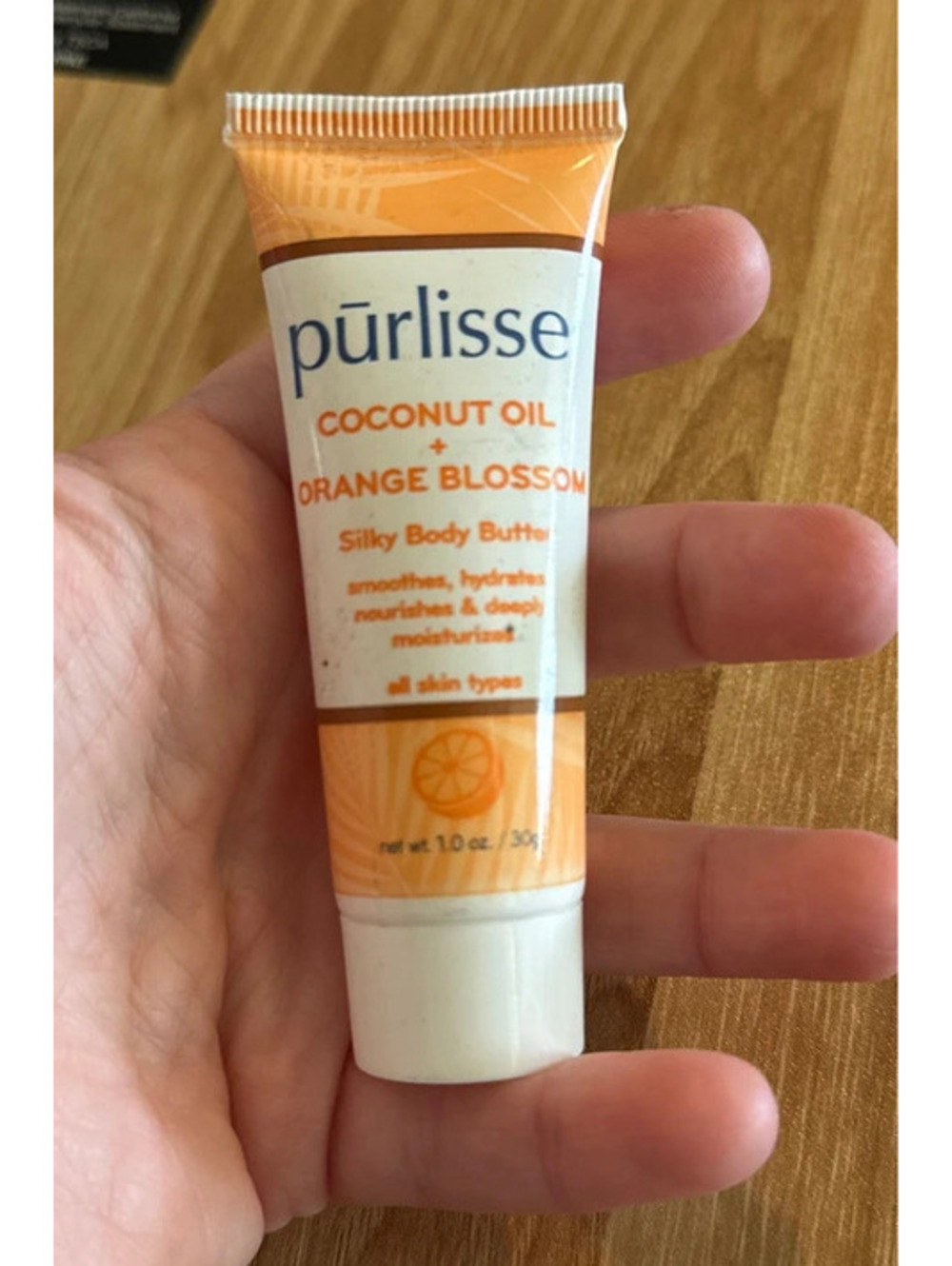 Purlisse Coconut Oil & Orange Blossom Silky Body Butter Travel Size